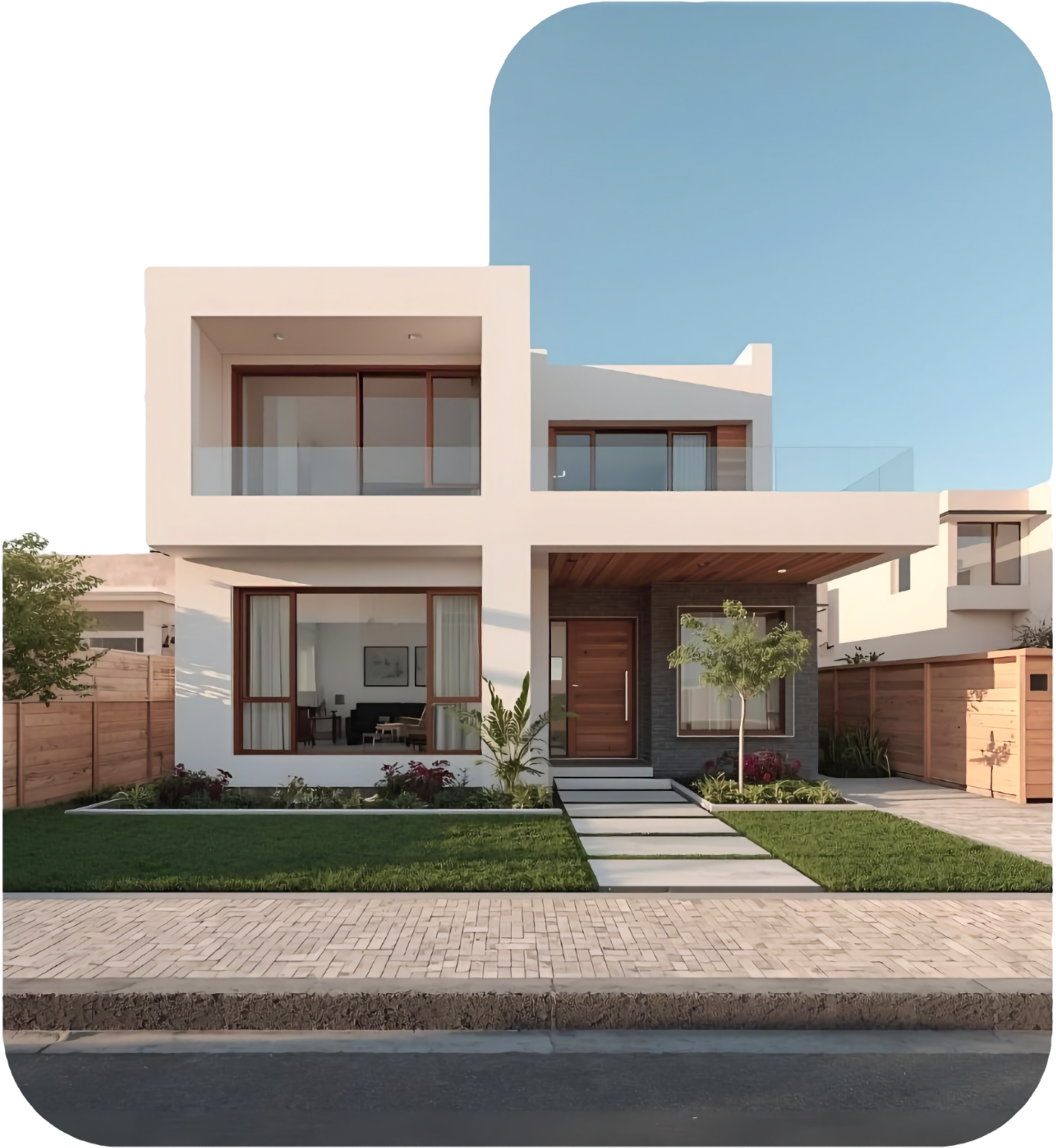 Modern residential property represented in the REB portfolio